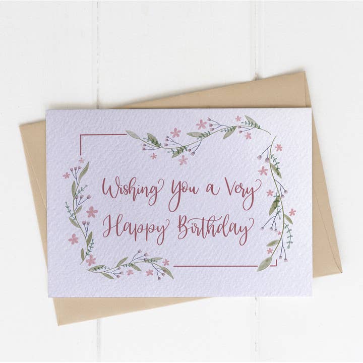 A Very Happy Birthday Card for wholesale by Darcy Designs