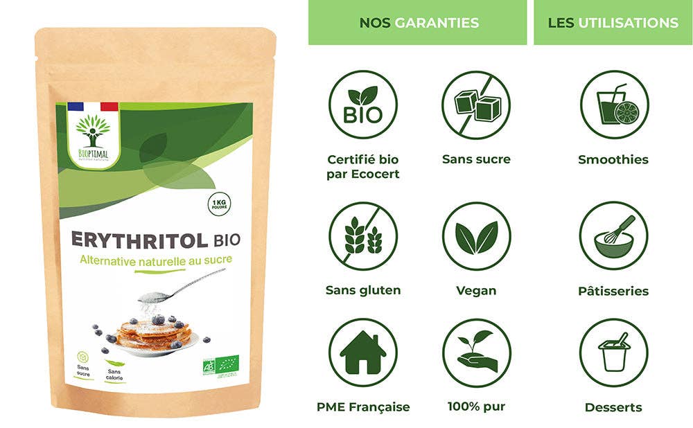 Bioptimal - Wholesale Sugar/Sweetener - Organic erythritol powder - Bioptimal8