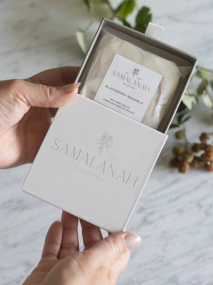 Blackberry Bramble Soy Wax Melts for wholesale by Samalanah Collection