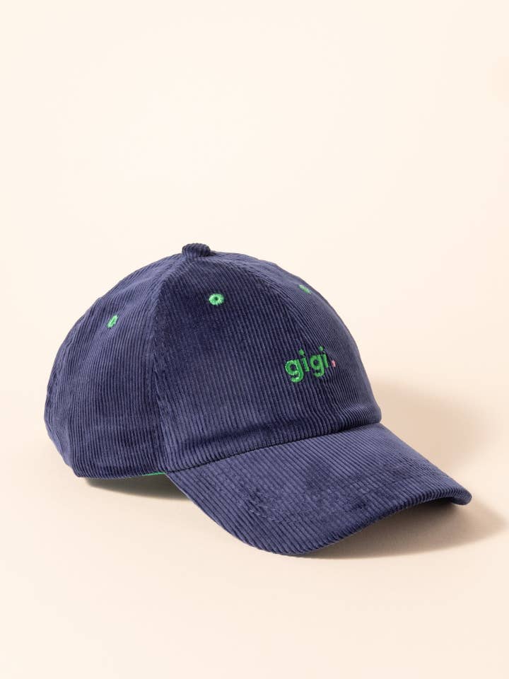 Casquette velours "gigi" pour la vente par MY NAME IS GIGI PARIS