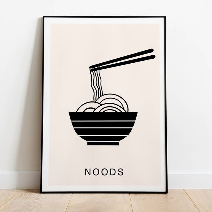 Ramen Noods Art Print for wholesale by Moonbean Designs