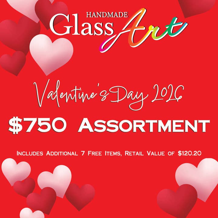 2026 Valentine's Day - $750 Assortment for wholesale by Glass Baron
