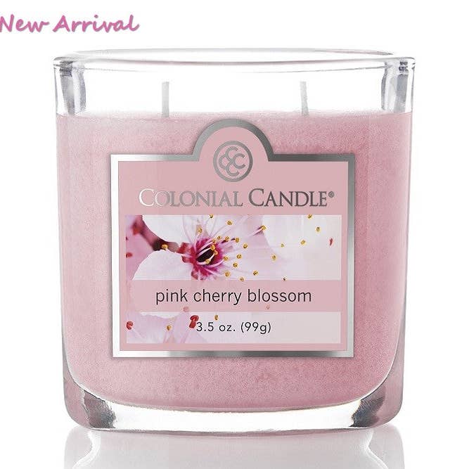 Classic Oval Pink Cherry Blossom, 2 Wick, 3.5oz for wholesale by MVP Group International INC
