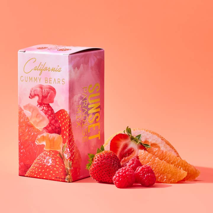 California Gummy Bears - Wholesale Gummy - SUNSET PARADISE MIXÂ - Gummy Bears - Real Fruit