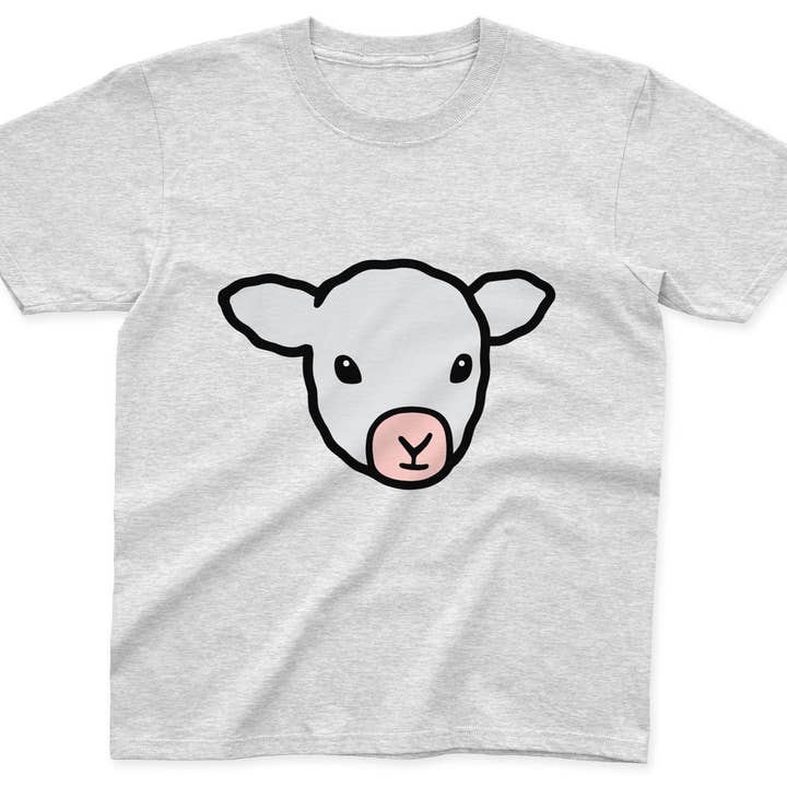 Clumsy Hooves – wholesale T-shirt med screentryck – Barn – Lamm T-shirt för barn2