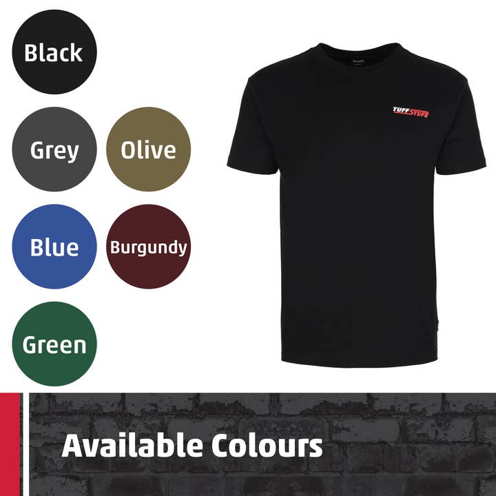 TuffStuff Logo T-Shirt, 180gsm, Lightweight & Breathable and other Purchase wholesale patterned shirts. Free returns & net 60 terms on Faire trending on Faire.