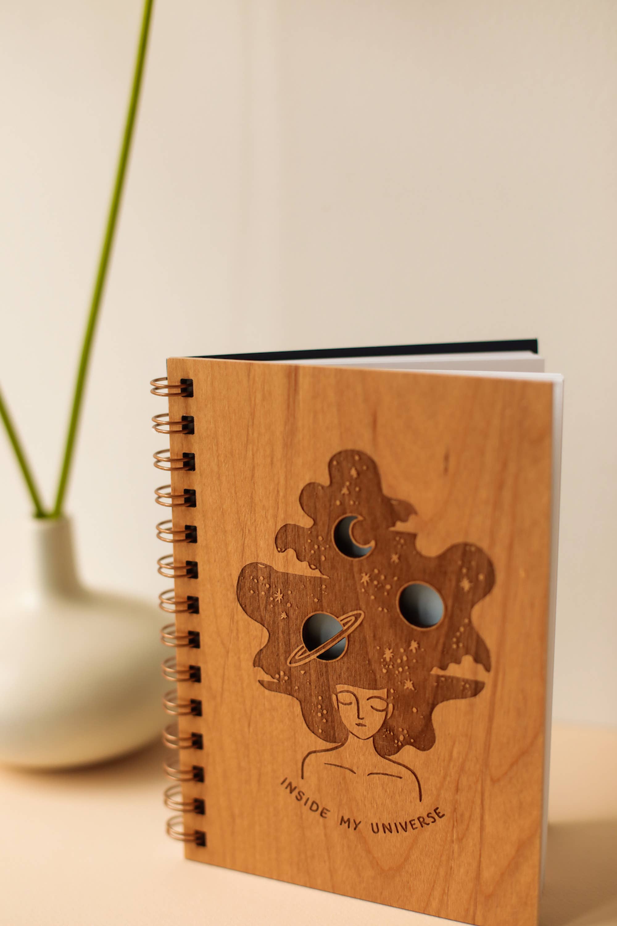 Hereafter - Wholesale Journal/Diary - Inside My Universe Wood Journal1