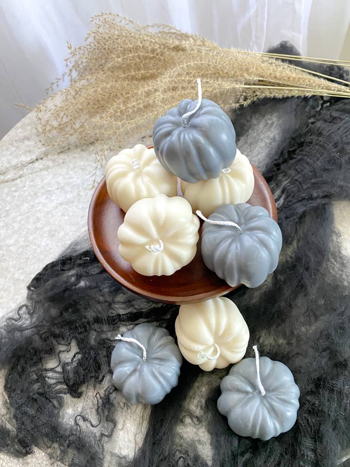 Bougie citrouille pour la vente par LitMe Candles