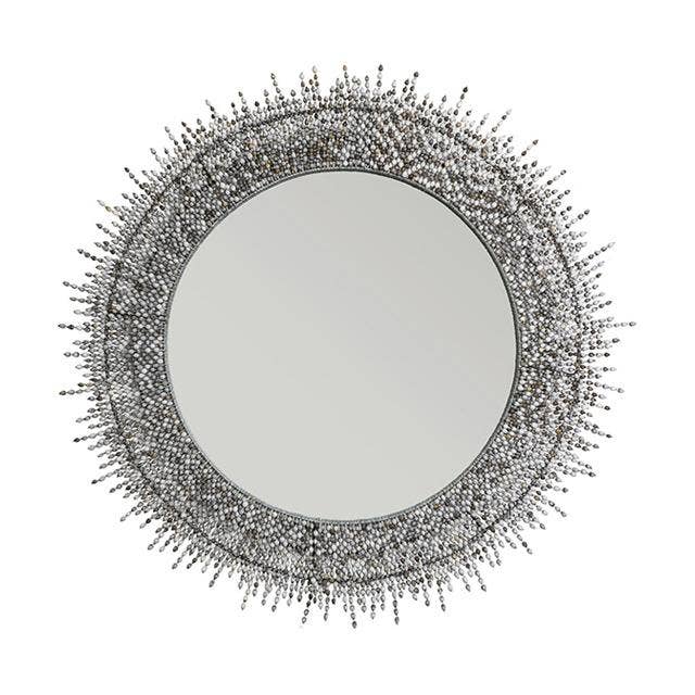 Imfibinga Bead Round Mirror for wholesale by African Trading Partners