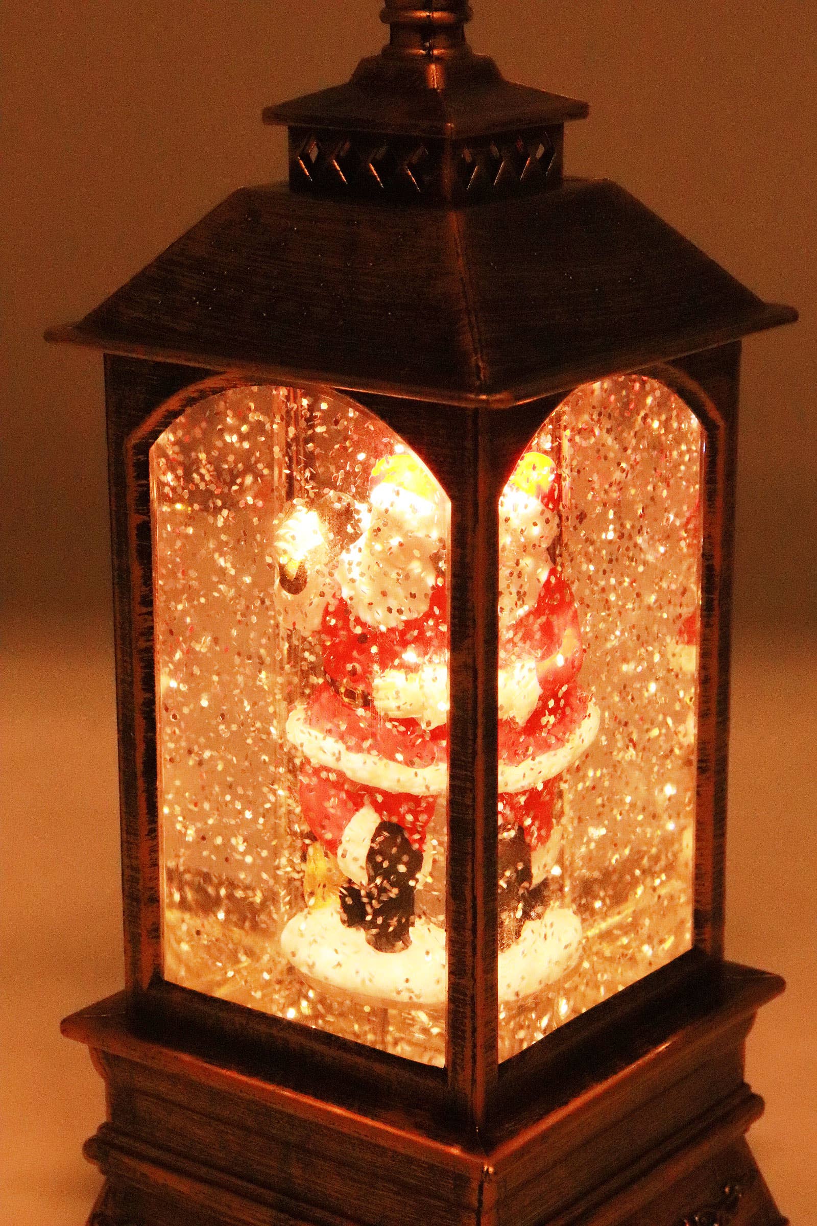 ASSORTI Vintage Kerstmis Glanzende Muziek Led Lantaarn - Steady voor groothandel op Faire12