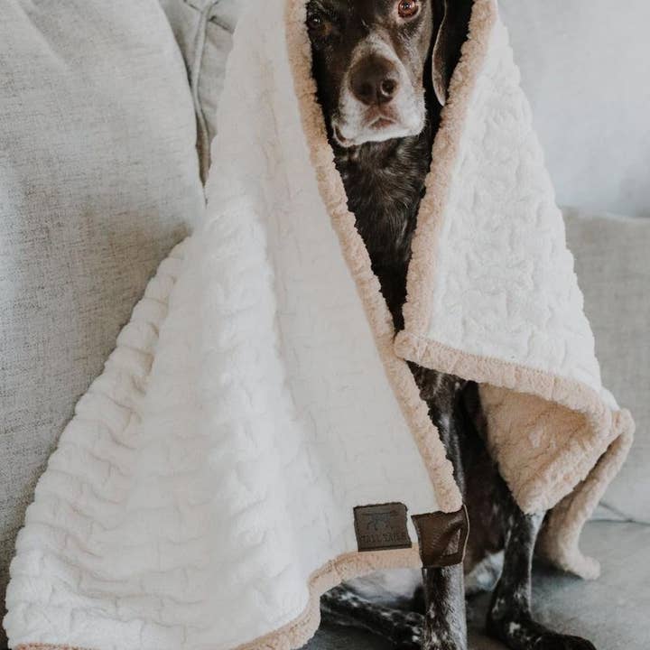 Tall Tails - Wholesale Pet Blanket - Dog - Tall Tails 40" x 60" Embossed Bone Blanket