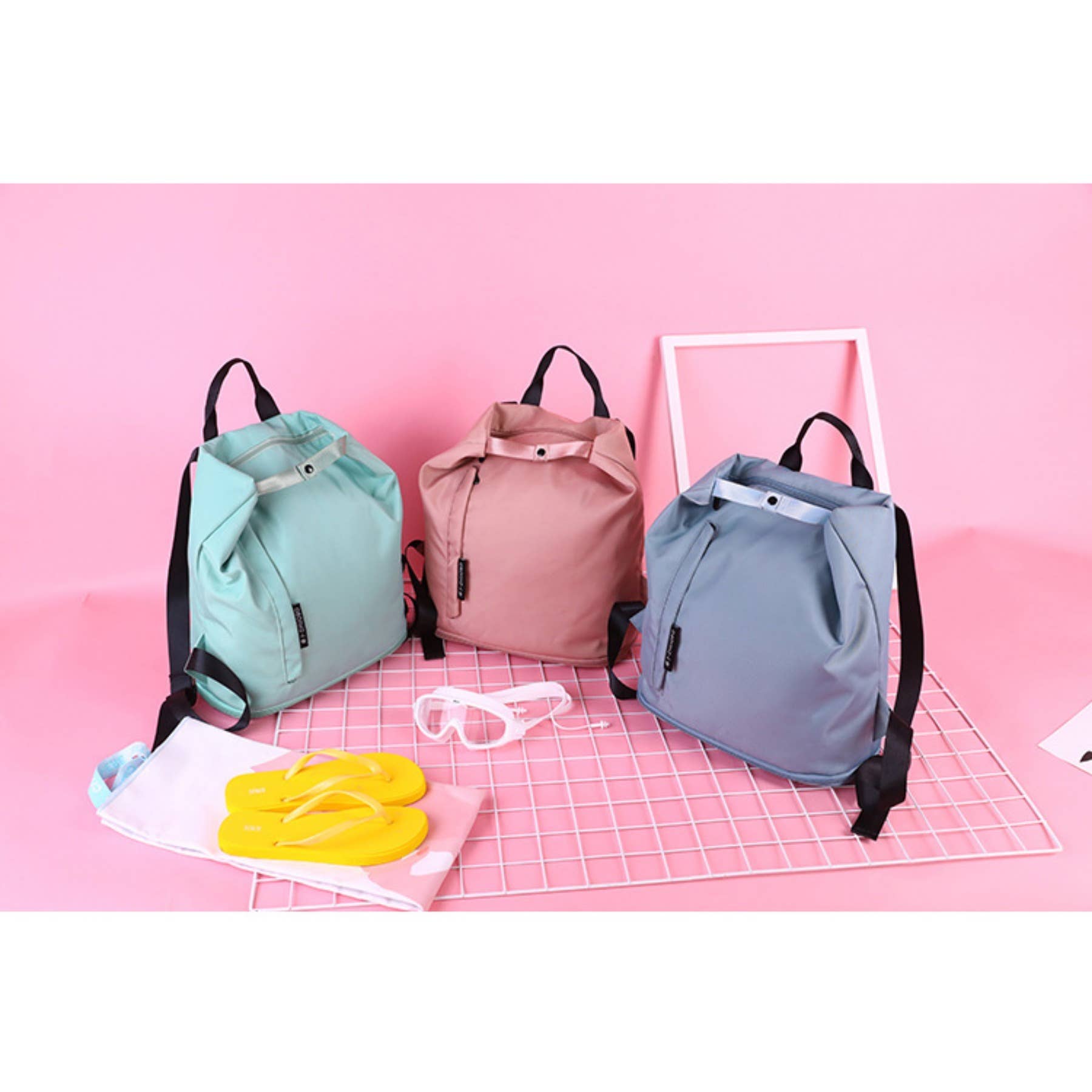 wandf - Wholesale Backpack - Unisex - Dry Wet Separation Swimming Bag with Shoe Compartment26