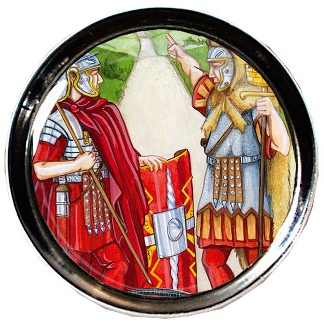 Fermacarte in Vetro Pesante - Ufficiali Romani per la vendita all'ingrosso da parte di Timeline Gifts Ltd