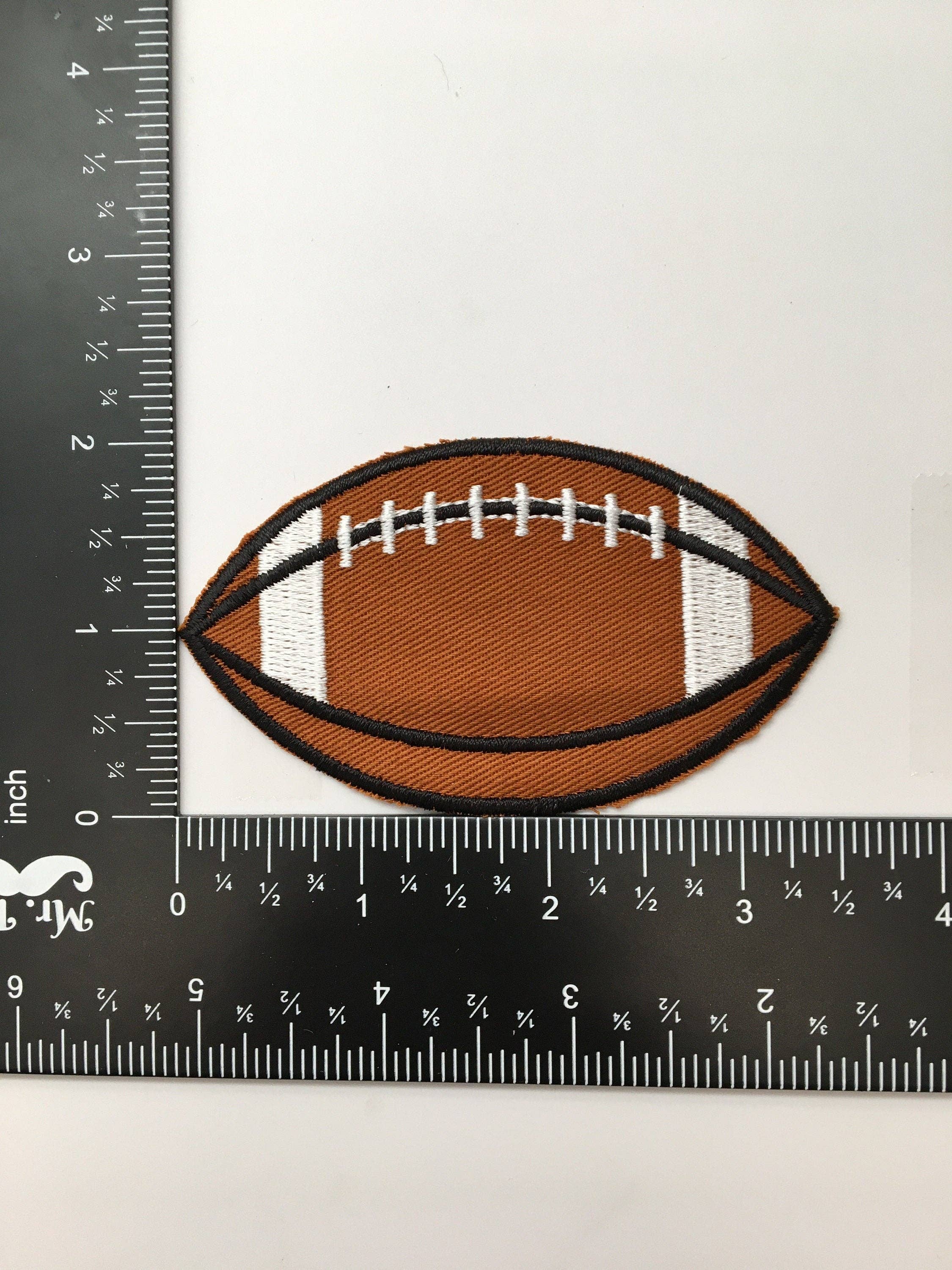 Wholesale Applique - Wholesale Patch - Large - Football - Iron on Applique - Embroidered Patch - 694048A1