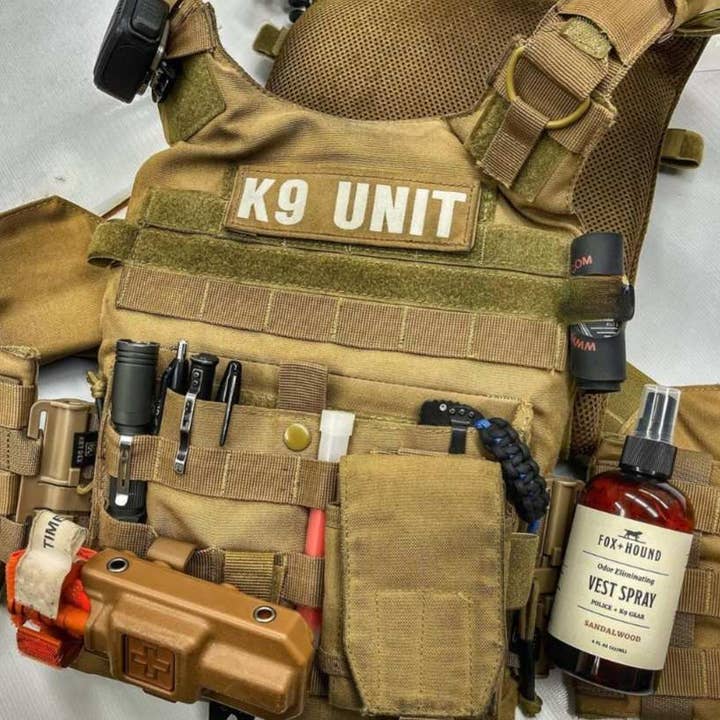 Fox + Hound - Wholesale Pet Deodorizing Spray - FOX+ HOUND VEST SPRAY FOR POLICE & K9 GEAR 1ST RESPONDERS3