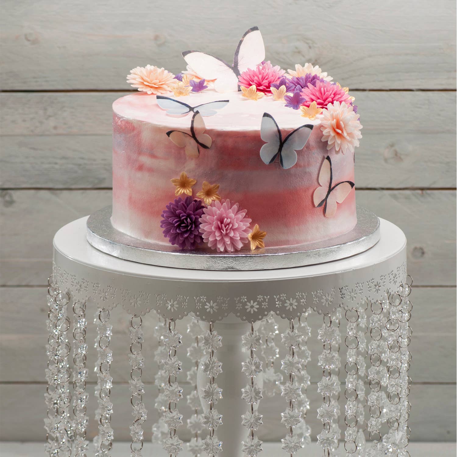 dekora - Wholesale Cake/Cupcake Topper - Wafer Edible Flowers, 4.5 cm10