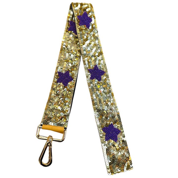 Queens Designs - Wholesale Bag Strap - Women's - Game Day Star Sequin Straps 1