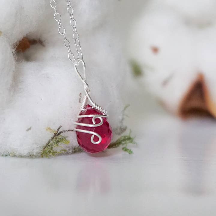 Raw Stone Elegance - Vente Colliers à pendentif - Collier en tourmaline rose, breloque rose, cadeaux en cristal d'octobre