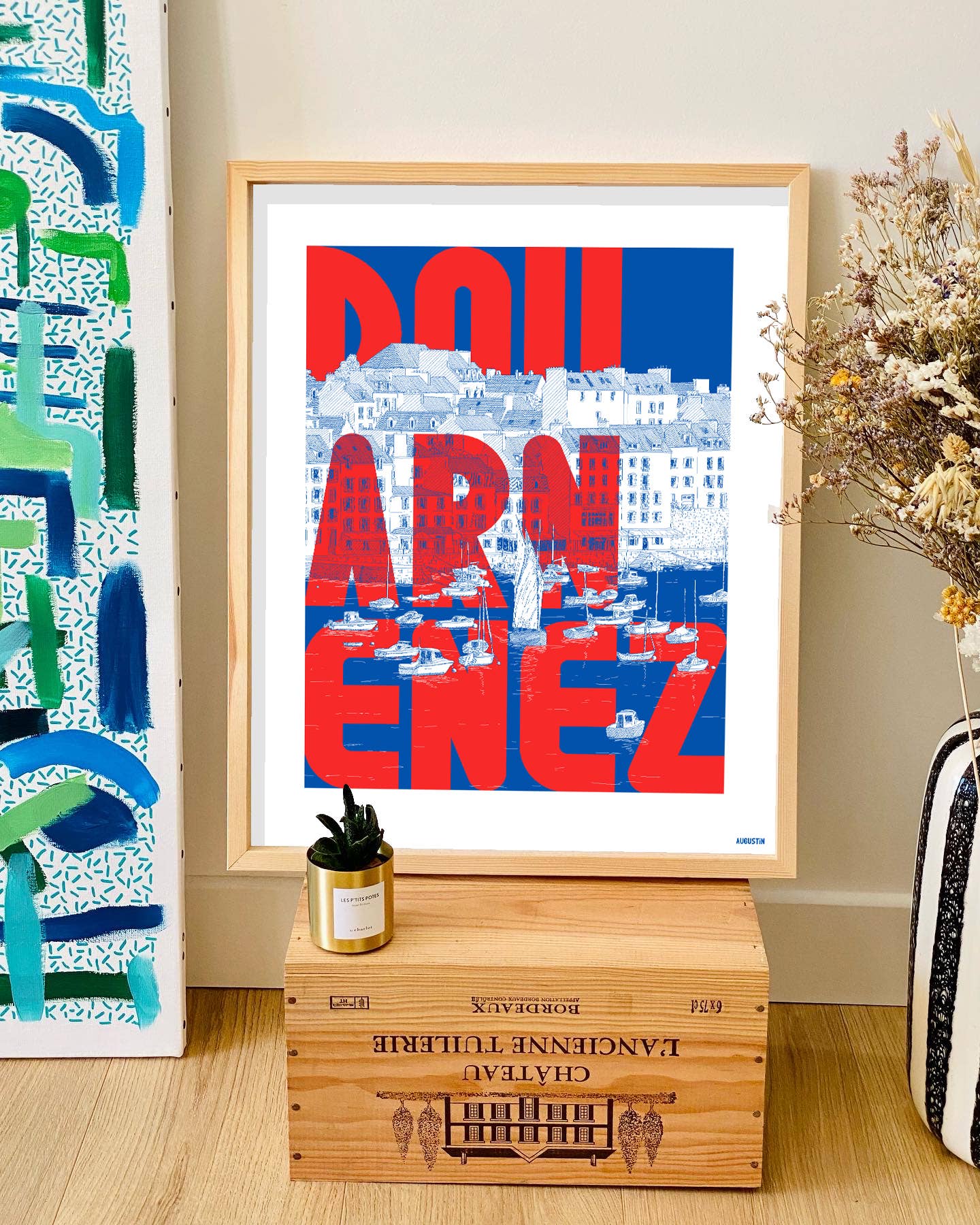 Augustin - Wholesale Poster - Douarnenez (red) - display3