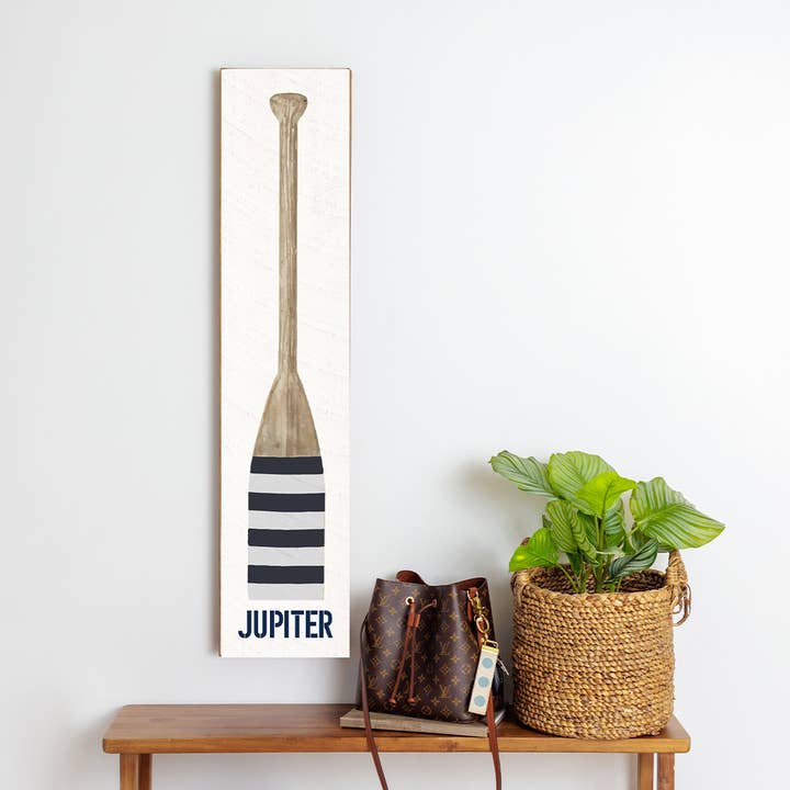 Personalized Oar Barn Wood Sign for wholesale by Rustic Marlin