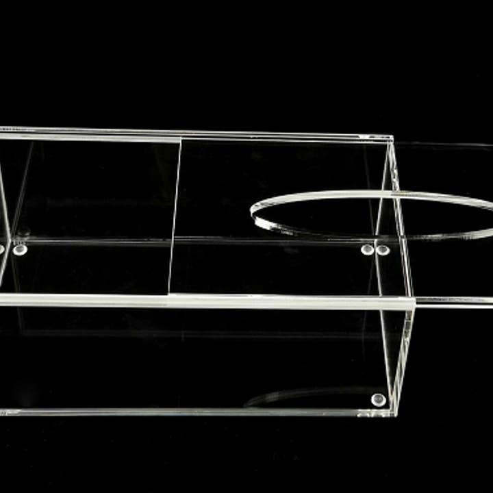 DesignStyles Home – Engroshandel Tissueboks – Simpelthen strålende akryl væv boks med glidende top0