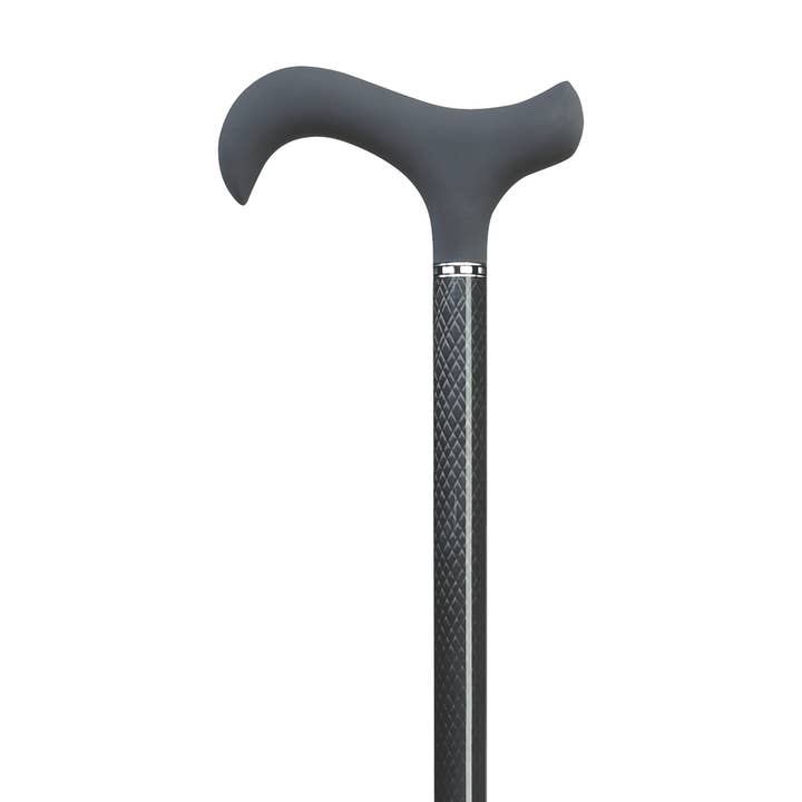 Damer sort kulfiber Derby m/tredobbelt sår Design for engroshandel hos Harvy Canes