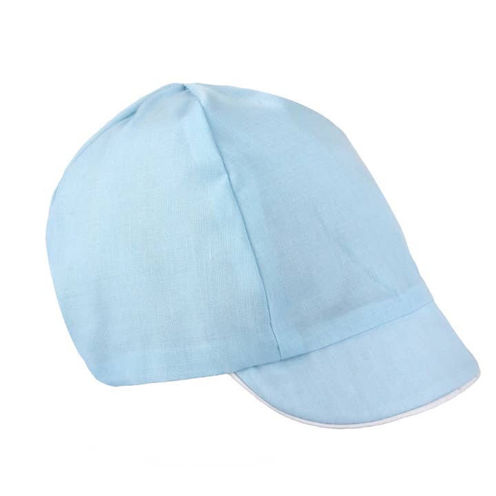 Julius Berger & Carriage Boutique - Wholesale Clothing Set - Baby - Baby Boy Creeper Romper With Hat - Blue Train