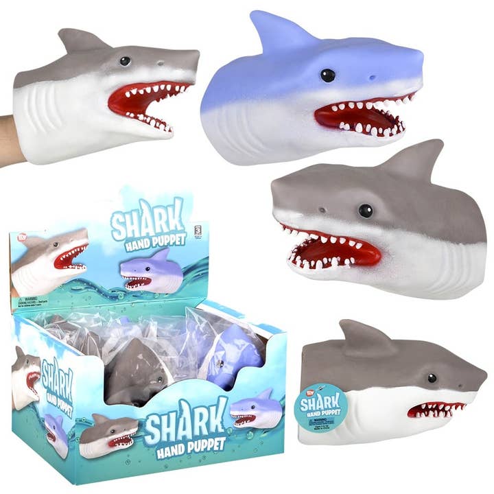 Stretchy Shark Hand Puppet 6" LLB kids toys and other Purchase Wholesale shark hand puppet. Free Returns & Net 60 Terms on Faire trending on Faire.