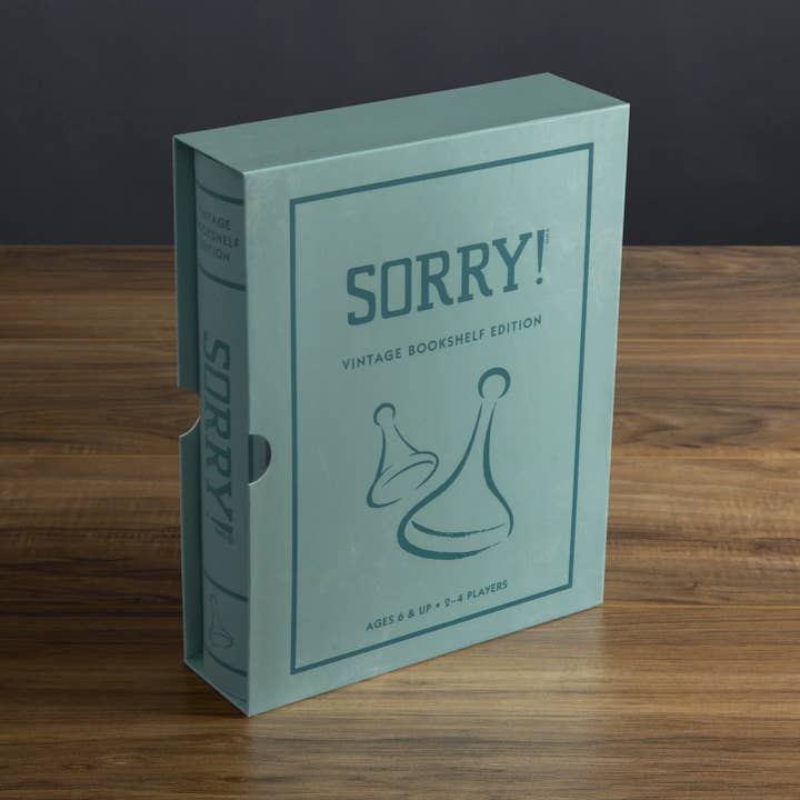 WS Game Company - Wholesale Board Game - Sorry! Vintage Bookshelf Edition