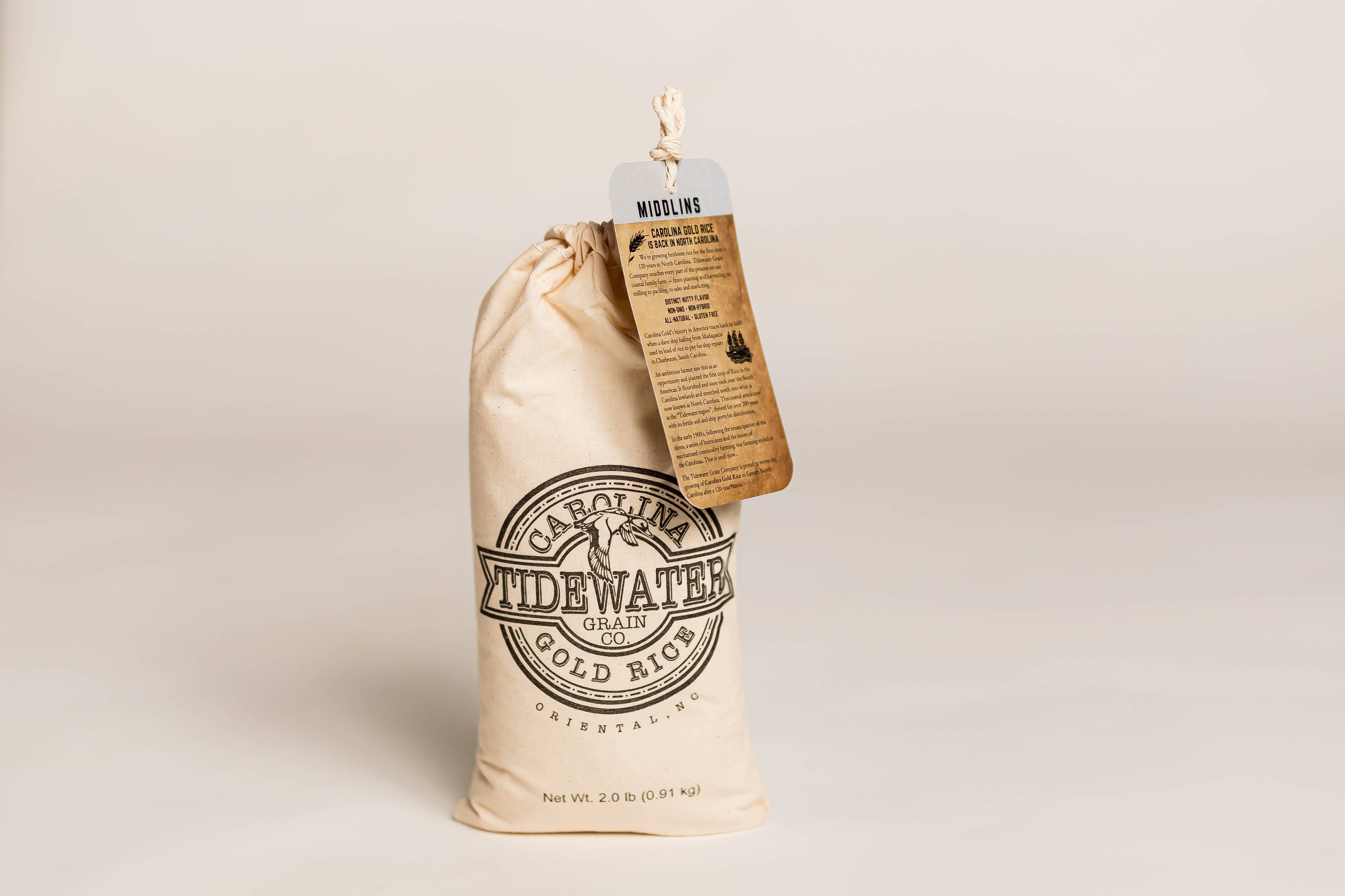 Tidewater Grain Company - Wholesale Rice - Carolina Gold Heirloom Rice - 2lb Retail Packaging2