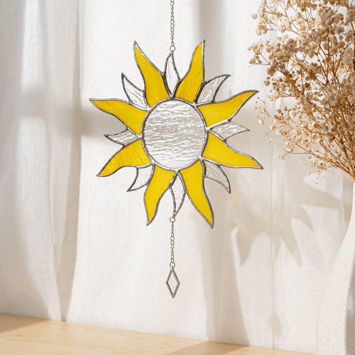 MondoBellissimo – wholesale Suncatcher – Stained Glass Sun F183