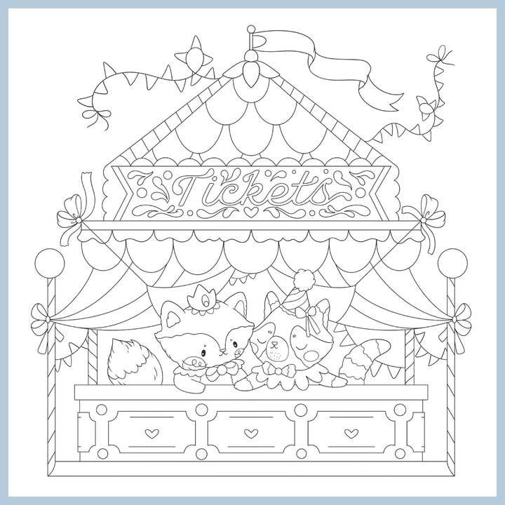 Mixed Media Resources LLC - Wholesale Coloring & Activity Book - Adult - So Many Cute Animals! Sweet & Whimsical Scenes to Color4