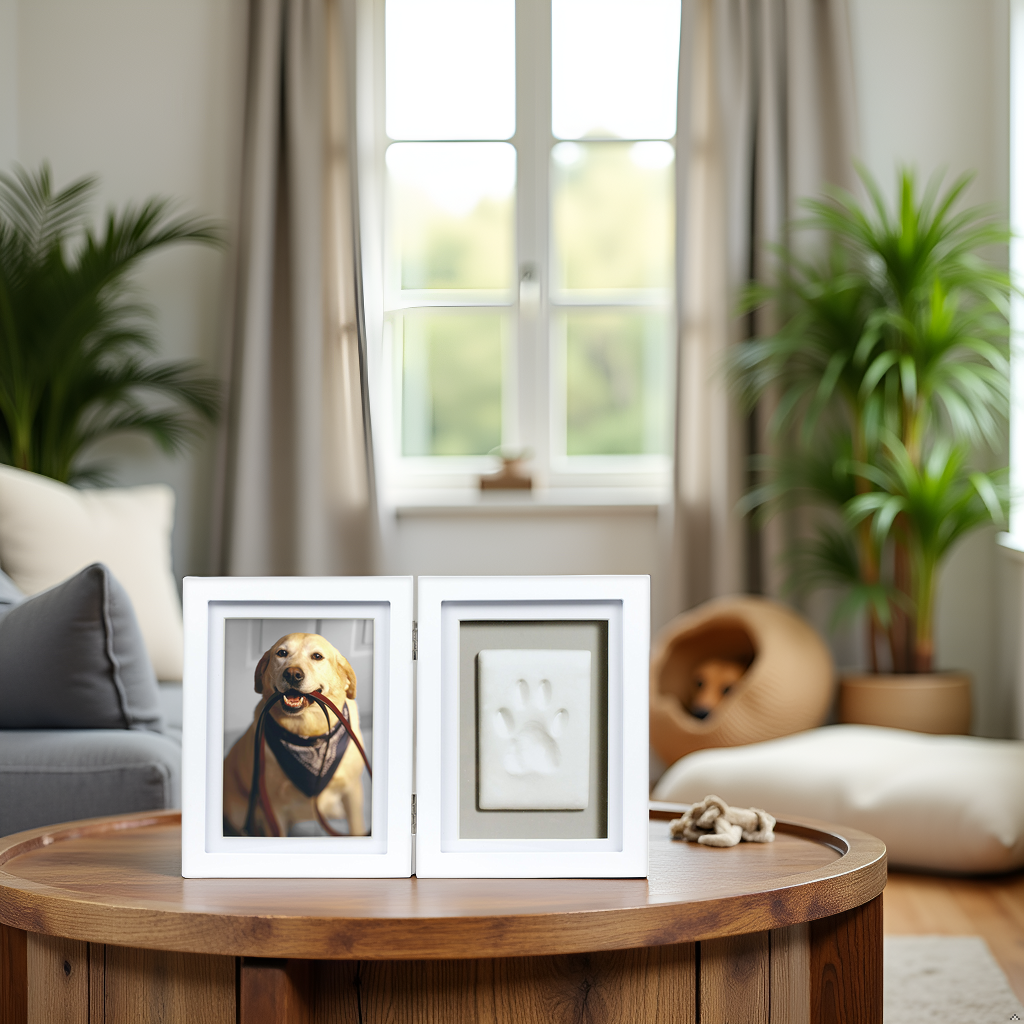 Pearhead - Wholesale Picture Frame - Pawprints Keepsake Photo Frame & Clay Impression Kit7