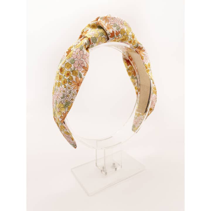 ELSE - Wholesale Fashion Headband - Women's - Handmade Knotted Headbands With Yellow Flowers For Women1