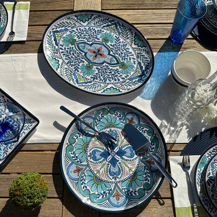 Certified International - Wholesale Platter - Talavera Melamine Oval Platter 18inx13.5in2