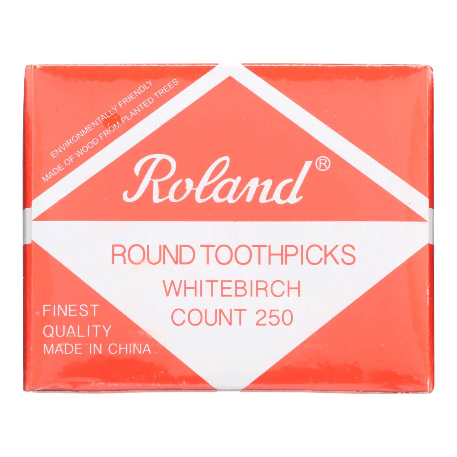 Ware Spark - Wholesale Toothpick - Roland Products - Toothpicks Round Birchwd - Case Of 48 - 25o Ct0