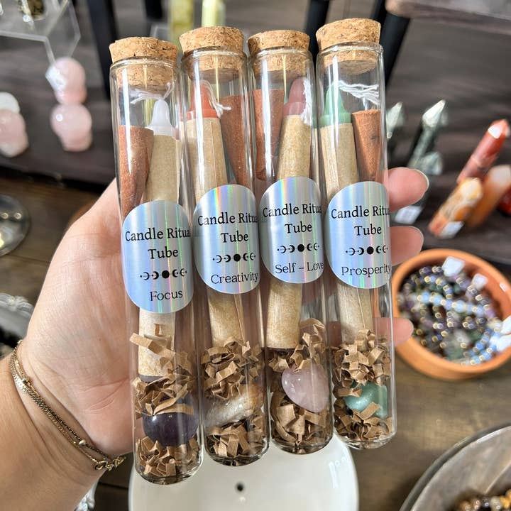 Mz. Jones’ Curio, Inc. - Wholesale Meditation Supplies - Candle Ritual Tube2