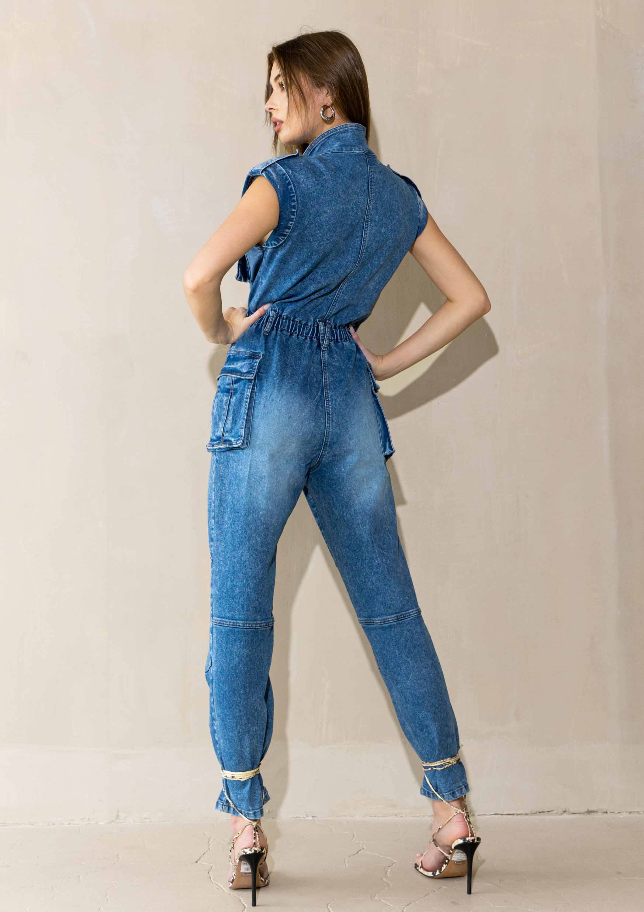 Medium Stone Eva Jumpsuit for wholesale on Faire4