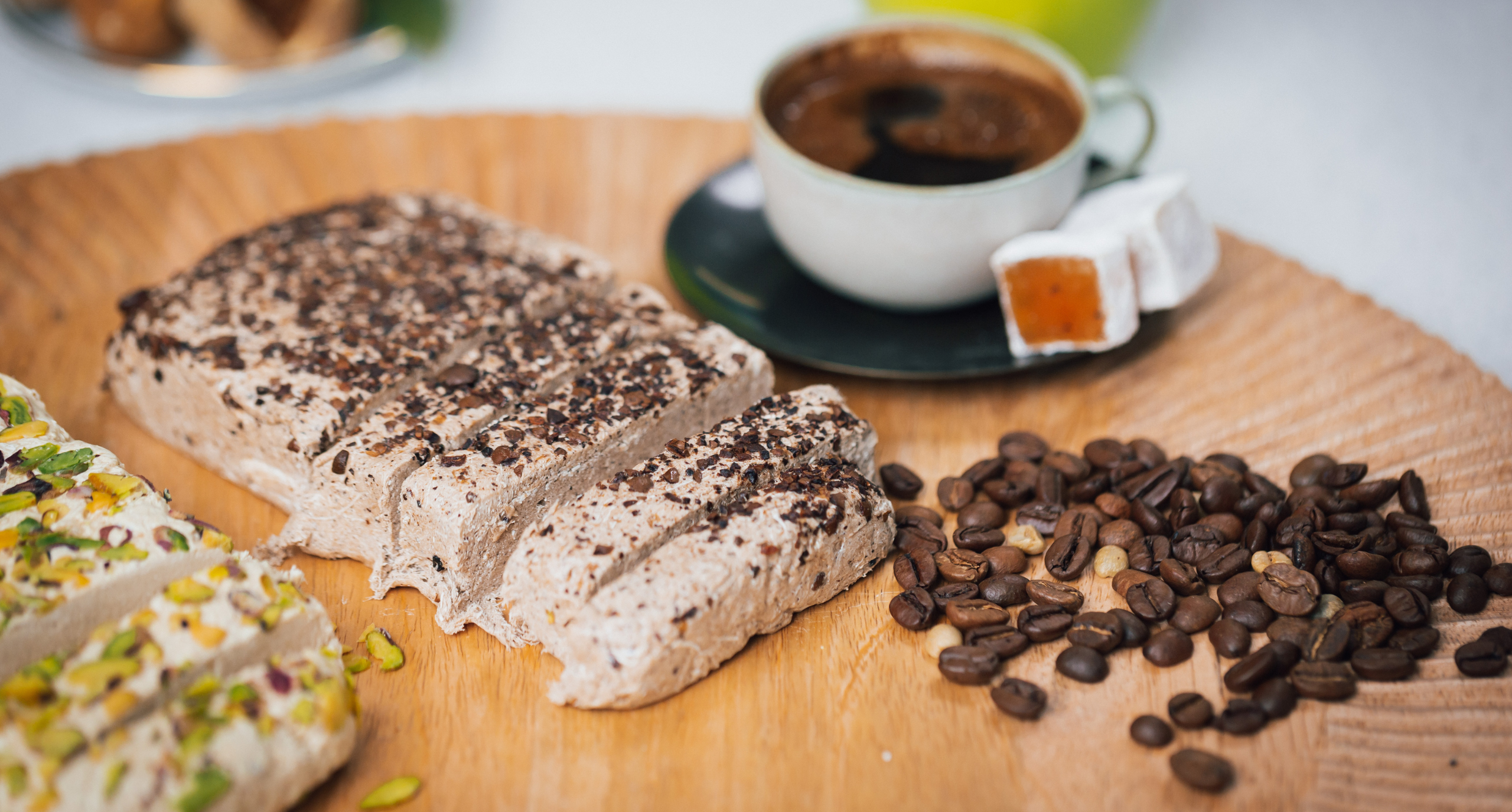Ozerlat UK - Wholesale Nut Butter - Turkish Coffee Tahini Halva, Plant-Based, Vegan-Friendly3