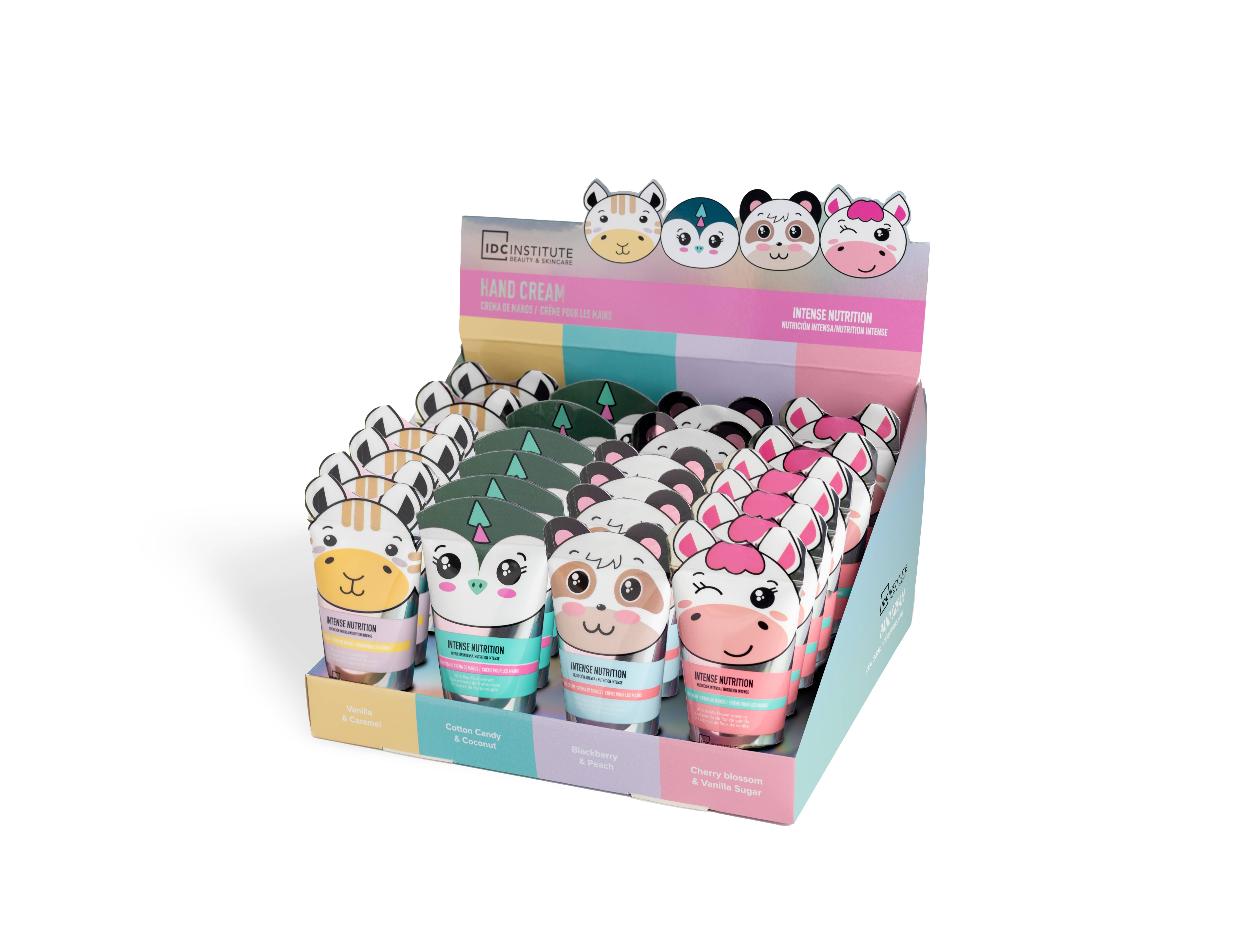 Aquarius Cosmetic SLU - Venta al por mayor Cremas/lociones de manos - Crema de manos con diseño de animales adorables, surtida1