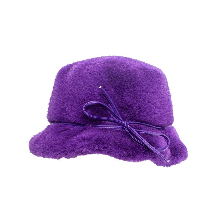 Ayfee - Wholesale Clochehoed - Dames - CLOCHE NEPBONT EFFEN KLEUR, 100% PL, ONE SIZE FITS ALL, GEMAAKT IN P