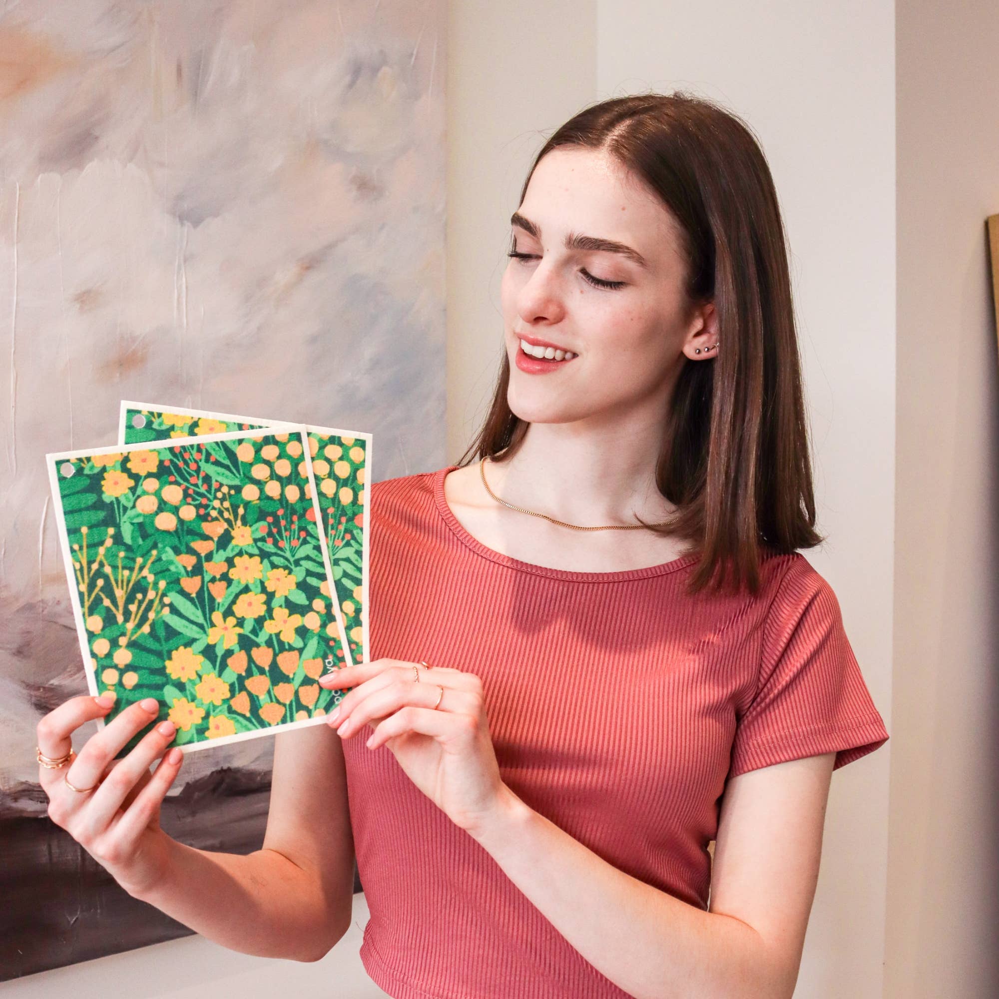 Papaya Reusables - Wholesale Paper Towels - Secret Garden1