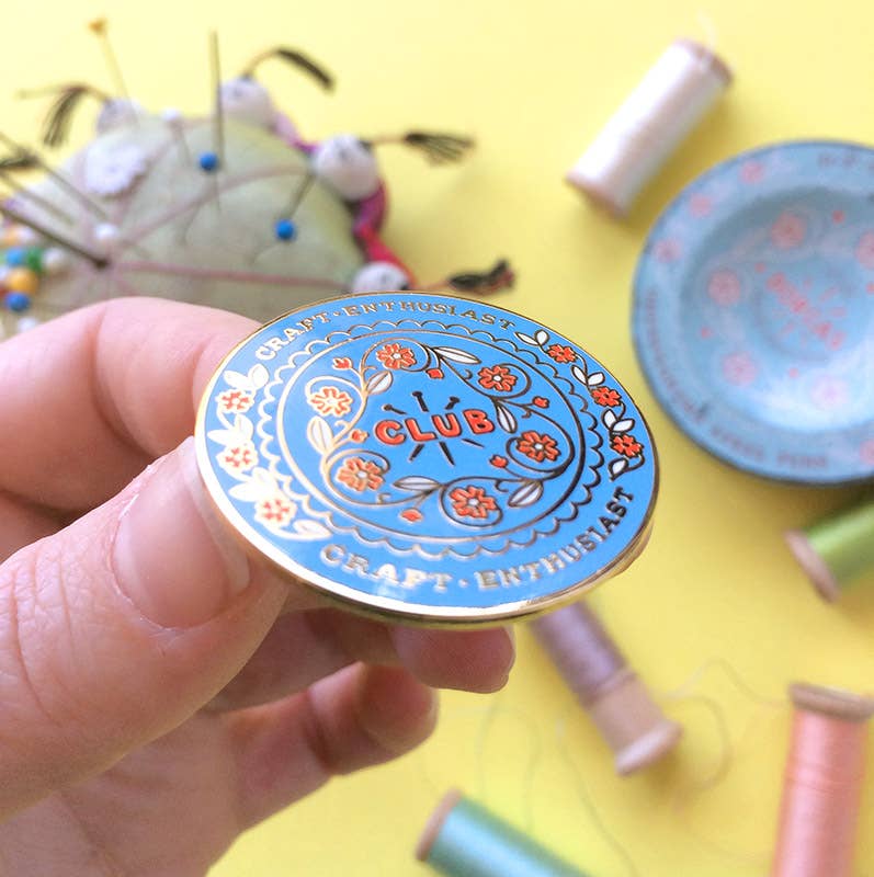 Hannakin - Wholesale Lapel pin/button - Craft Enthusiast Club - Enamel Pin3