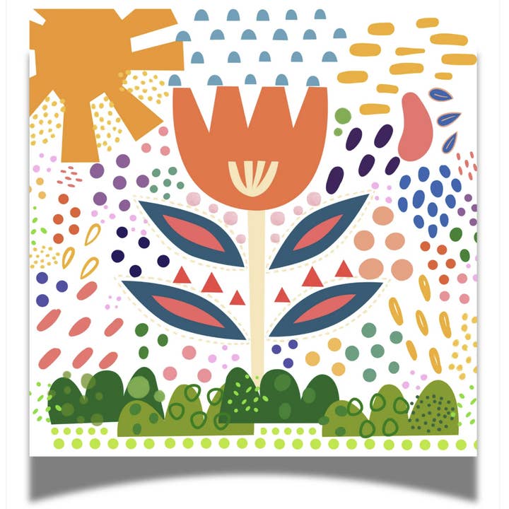 Feestelijke Bloemen 24st Cocktailservetten (3-laags) voor wholesale door Fabuplates