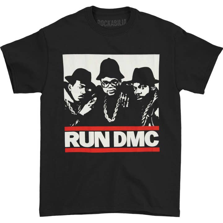Run DMC Band Stencil T-shirt for wholesale by Rockabilia
