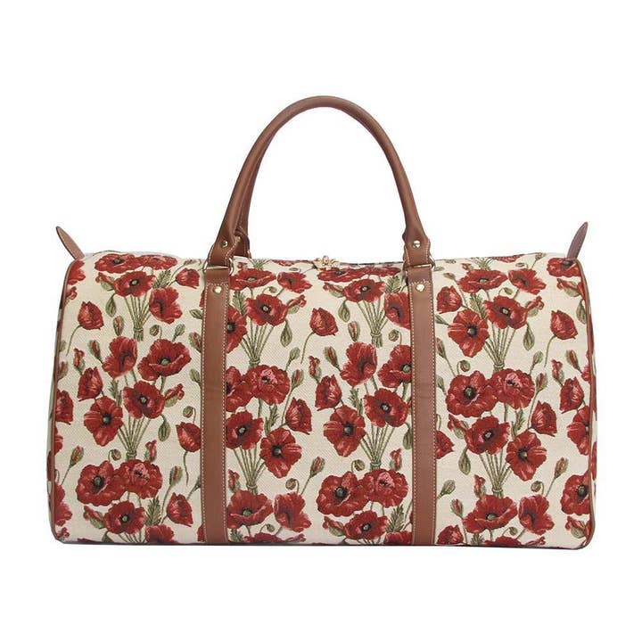 BHOLD-POP | Poppy Big Holdall/Duffel Bag for wholesale by SignareArt