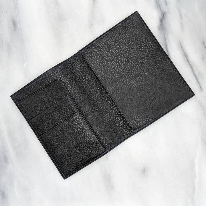 PASSPORT WALLET – BLACK & BLACK for wholesale by KUBEEKA