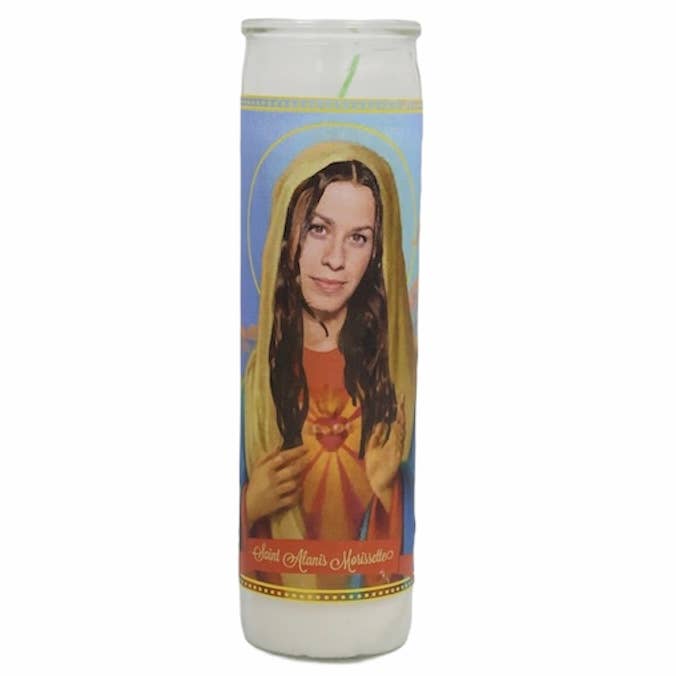 Alanis Morissette Hengiven Bøn Saint Candle for engroshandel hos The Luminary and Co.