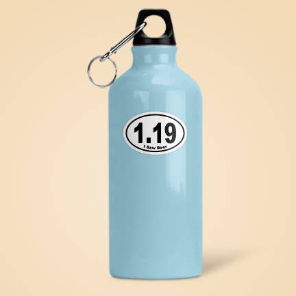 CJ's Sticker Shop - Wholesale Sticker - 1.19 I Saw Beer Funny Marathon Oval Sticker Vinyl Decal2