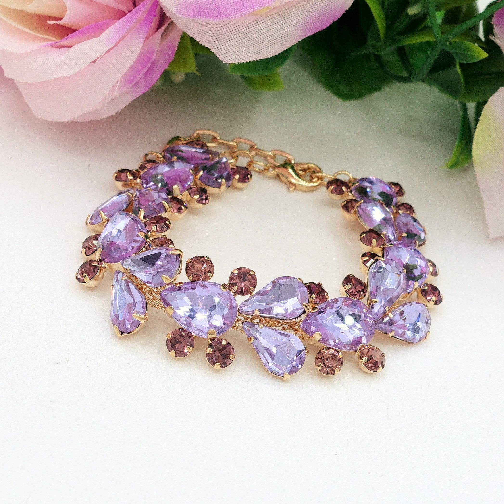 Daemon srls - Wholesale Charm/Dangle Bracelet - OPHELIA ~ Bracciale con pietre sfaccettate LUCE COLLECTION0